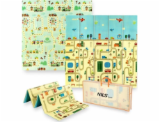 NILS Fun MD04 DĚTSKÁ SKLÁDACÍ MATERIÁL CITY 195x180CM NILS FUN