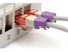 Digitus Farbclips pro Patchkabel 100 Stk. Fialový