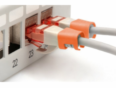 Digitus DIGITUS Farbclips für Patchkabel 100Stk. Pomerančový