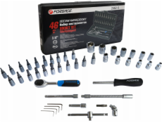 Forsage Sada nástrčných klíčů 1/4  46dílná. (6stranný) (4–14 mm)