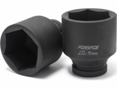 Forsage Hluboký rázový nástrčný klíč 75 mm 1 (6hranný)