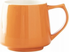 Origami ORIGAMI - Keramický hrnek s aroma 320ml oranžová