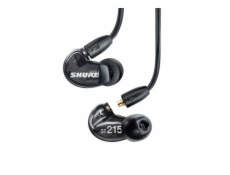 Shure AONIC 215 - sluchátka do uší s jedním měničem a 3,5mm kabelem (černá)