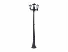 Lampa Arna, 15W, 3XE27, IP44, černá, 55 cm x 212 cm