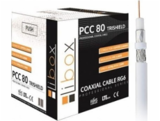 Libox Koaxiální kabel PCC 80 trishield 300m Libox