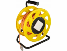 LogiLink LogiLink 500 MHz Netzwerkkabel auf Trommel, Cat6A 60M, oranžová