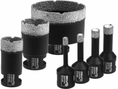 Dedra Sada diamantových korunek VB 6, 8, 10, 12, 28, 35, 68 mm