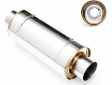 RM Motors Sports tlumič výfuku s přímým průchodem 63,5 mm 300 mm RM