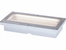Paulmann BRICK LED zemní svítidlo 1,6W 50lm 3000K IP68 s pohybovým senzorem 200x100 230V hliník / nerezová ocel