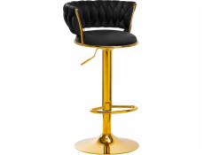 Activeshop Barová židle 4Rico QS-B313a sametově černá