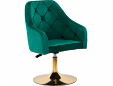 Activeshop Otočné křeslo 4Rico QS-BL14G sametově zelené