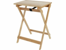 Wenko Skládací bambusový stůl LUGO s prkénkem a podnosem, 3 v 1, WENKO