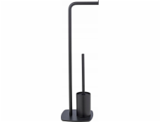 Wenko WC kartáč s držákem na toaletní papír, černý, IRIA, WENKO