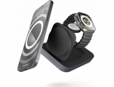 Zens Bezdrátová nabíječka 2v1, ZENS Nightstand Charger Pro 2 Qi2 15W MagSafe