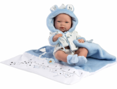 Llorens panenka Nico s modrou dekou 40 cm