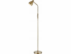 Markslojd Stojací lampa Markslojd Story 108715 stojací lampa 1x40W E14 zlatá/bílá