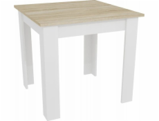 Leobert Stůl NP 80x80 dub sonoma + bílá