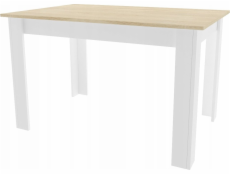 Leobert Stůl NP 120x80 dub sonoma + bílá