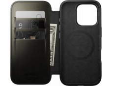 Nomad Kožené pouzdro Nomad, zelený chrom - iPhone 16 Pro