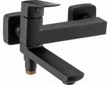 Ferro Vanová baterie BVI1RVLBL / FERRO / VITTO VERDELINE / BAT. SKLÁDACÍ VÝPUST DO VANY, ČERNÝ PŘEPÍNAČ VÝPUSTKY /