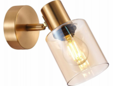Italux Italux Santia SPL-65342-1-BRO-AMB nástěnné svítidlo 1x40W E14 mosaz/jantarová