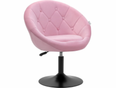 Activeshop Otočné křeslo 4Rico QS-BL12B sametově růžové