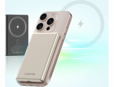 Canyon Powerbanka OnPower 505 slim MagSafe 5000 mAh PD20W béžová