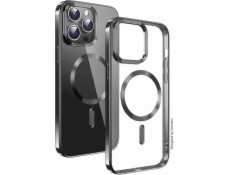 SWISSTEN Clear Jelly MagStick Metallic pouzdro pro iPhone 16 Plus černé
