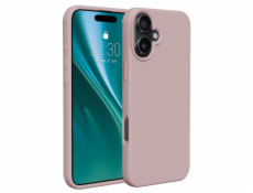 Silikonové TPU pouzdro Etteri pro iPhone 16 světle růžové