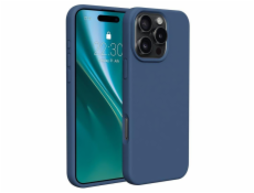 Silikonové TPU pouzdro Etteri pro iPhone 16 Pro tmavě modré
