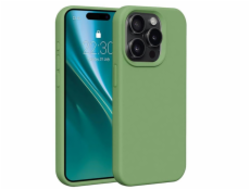 Silikonové TPU pouzdro Etteri pro iPhone 15 Pro světle zelené