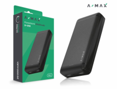 Powerbanka A-MAX 20 000 mAh, černá