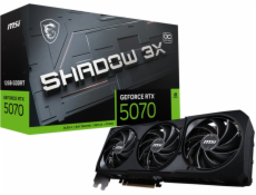 MSI Grafická karta GeForce RTX 5070 12G SHADOW 3X OC GDDR7 192bit HDMI/DP