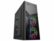 EUROCASE MidT ML N6-560B ARGB / bez zdroje / 2x USB 3.0 / černá