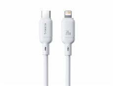 Rychlonabíjecí kabel Baseus Silky USB-C/Lightning 1m 20W bílý