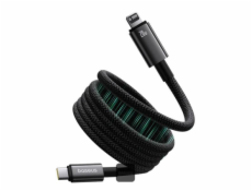 Magnetický nabíjecí kabel Baseus Tungsten USB-C/Lightning 1m 20W černý