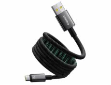 Magnetický nabíjecí kabel Baseus Tungsten USB/USB-C 1m 100W černý