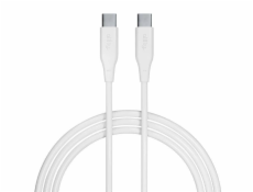 Datový kabel Allity AUC-02 USB-C/USB-C 2m 60W bílý