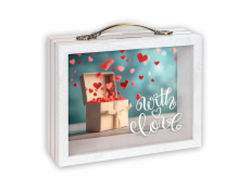 ZEP Andy with Love        6,5x21 Holz/Glas Spardose        RM1844