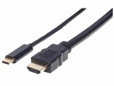 Manhattan kabel USB-C na HDMI, 2m, černá