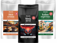 4Swiss Sada 4 švýcarských kávových zrn čerstvě pražená káva 1,5 kg