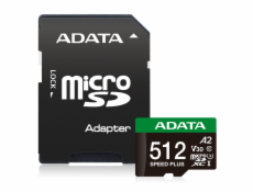 ADATA SPEED PLUS microSDXC 512 GB, paměťová karta