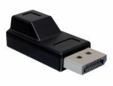 DeLock adaptér DisplayPort samec&gt; DisplayPort mini samice, čierna