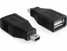 DeLock Adaptér USB 2.0 Samice&gt; USB mini konektor SAMEC