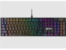 CANYON Herní klávesnice Cometstrike TLK GK-55, mechanická, drátová, multimediální, podsvícená, 105 kláves, CS layout