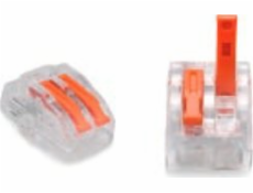 Trytyt Tritiový konektor s nacvakávacím uzávěrem 0,2-4,0 mm2 PC-232 2 zdířky (50 ks)