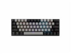 White Shark herní mechanická klávesnice WAKIZASHI 2, červený SW, US layout, šedo-černá (GK-002711V2)