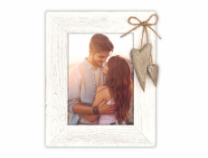 ZEP Lille white            13x18 Holz Portrait mit Herzen  RE657W