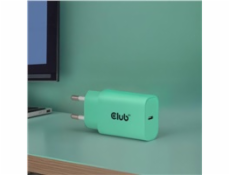 Club3D Nabíječka, USB-C, Power Delivery 15V/2A, 2-pack, zelená