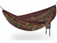 Eno Houpací síť s potiskem DoubleNest, Tropic/Merlot